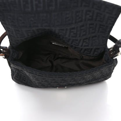 Fendi Velvet Zucchino Suede Mini Mama Baguette Grigio Testa di Moro Grigio Testa di Moro 5 of 12