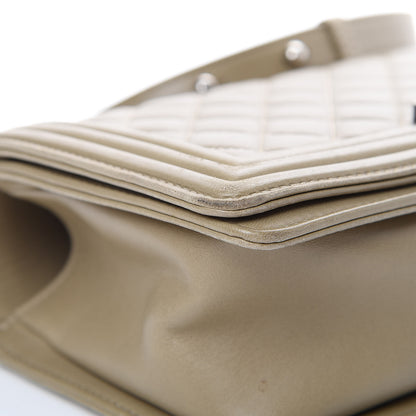 Chanel Lambskin Quilted Medium Boy Flap Khaki 7 of 17