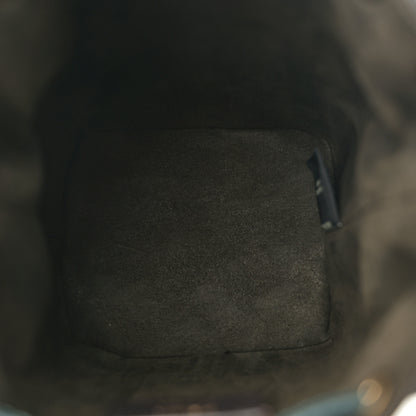 Fendi Chenille Vitello F is Fendi Micro FF Mini Mon Tresor Bucket Bag Verde Inglese 5 of 11