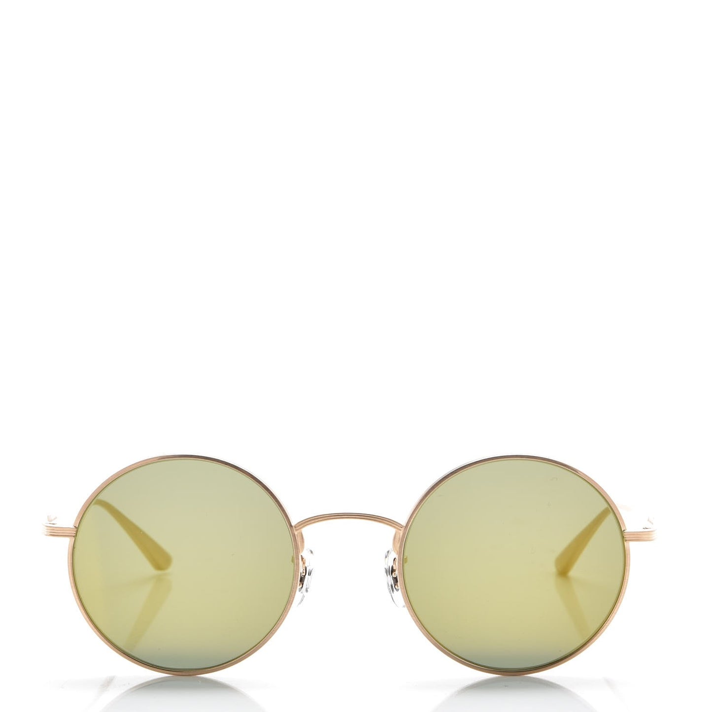 The Row After Midnight Round Sunglasses Gold