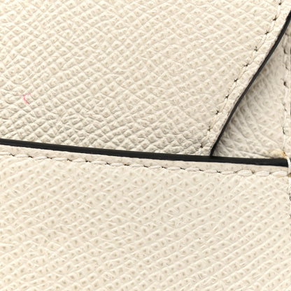 Christian Dior Grained Calfskin Saddle Bag White 12 of 15