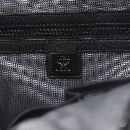 MCM Visetos Small Side Stud Stark Backpack Black 5 of 9