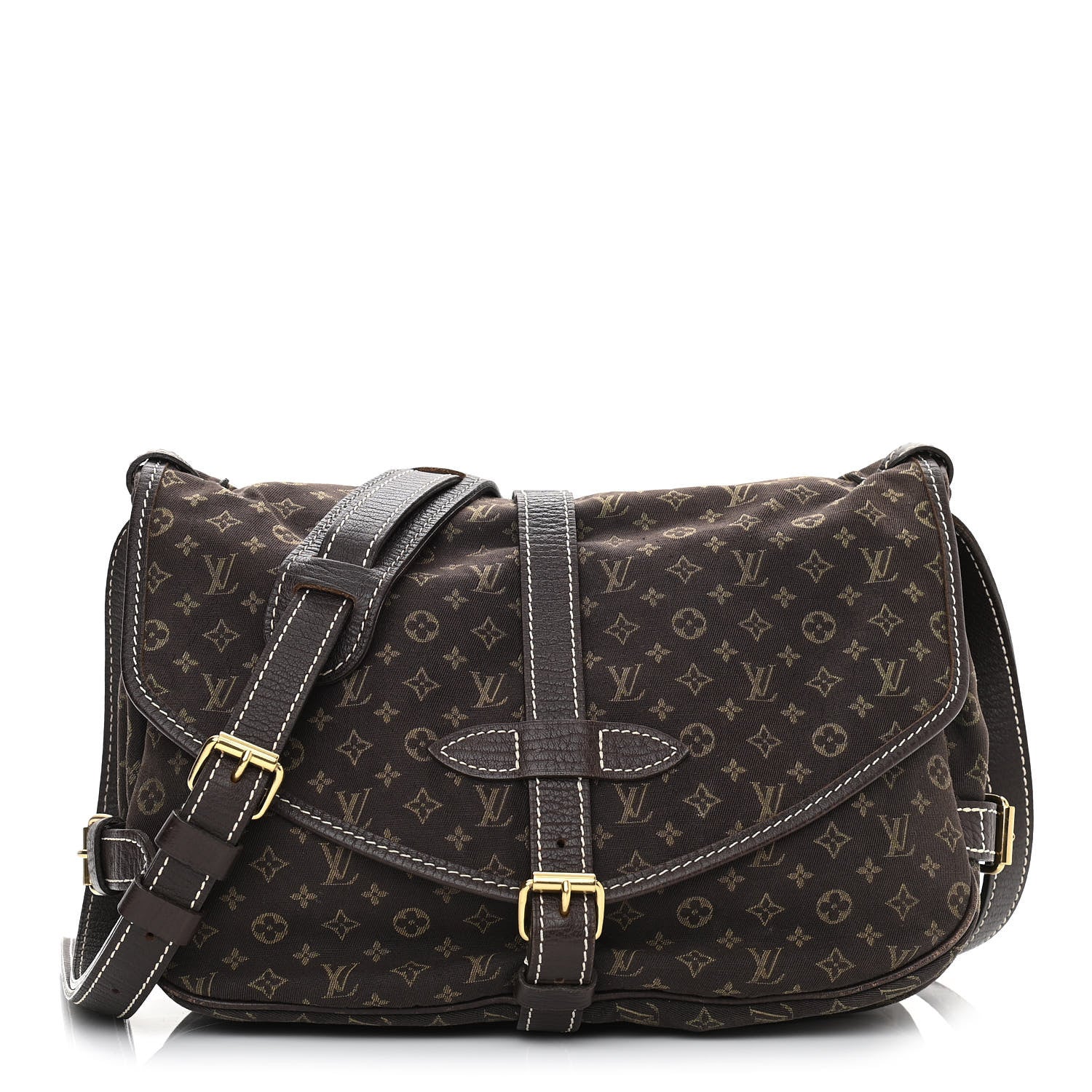 Louis Vuitton Monogram Mini Lin Saumur Ebene 1 of 10