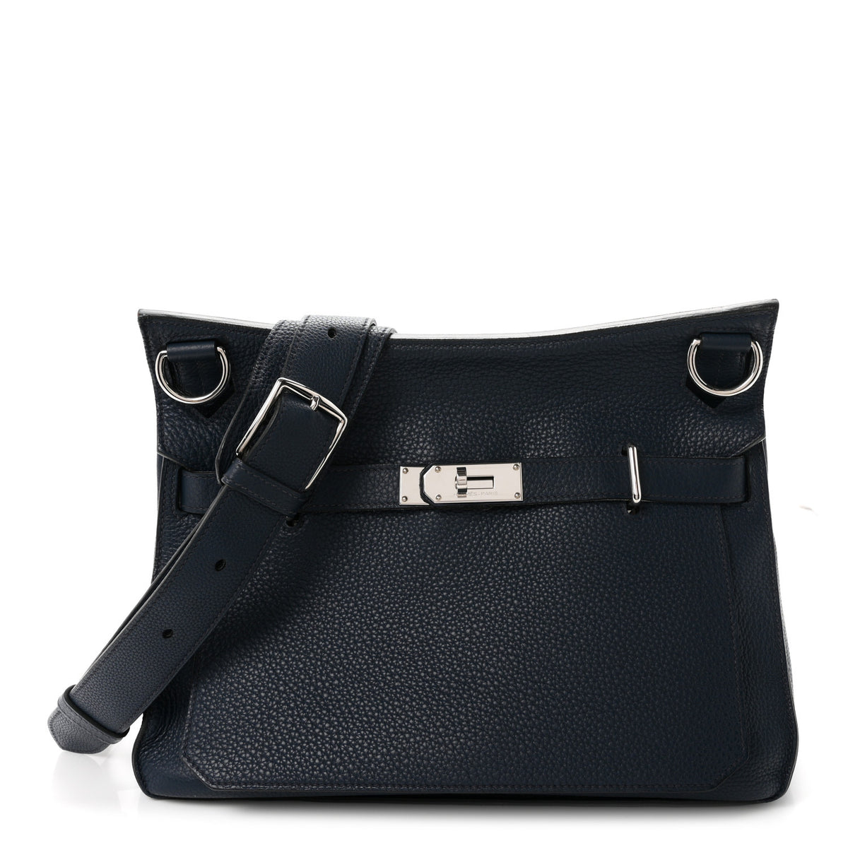 Hermes Taurillon Clemence Jypsiere 34 Bleu de Prusse 1 of 11