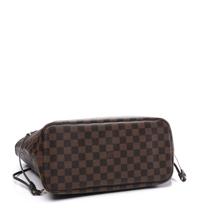 Louis Vuitton Damier Ebene Neo Neverfull MM Rose Ballerine 3 of 16