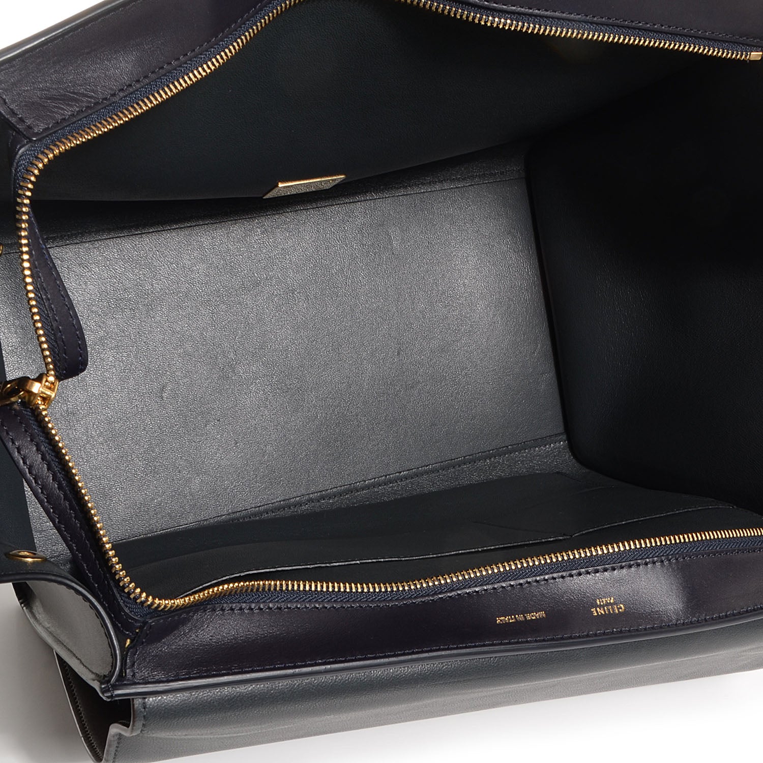 Celine Calfskin Large Tri-Color Trapeze Anthracite 5 of 9