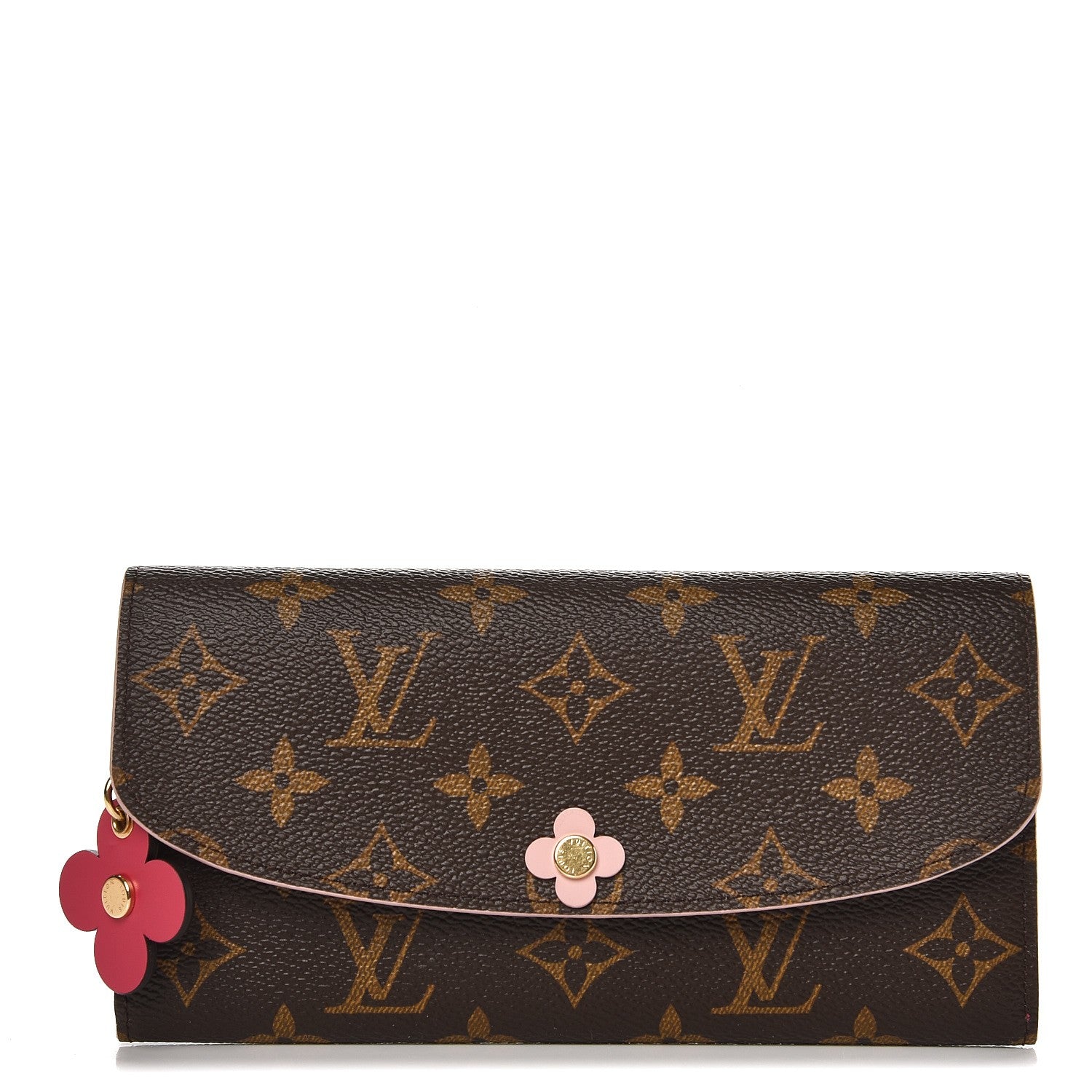 Louis Vuitton Monogram Bloom Flower Emilie Wallet 1 of 7