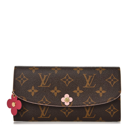Louis Vuitton Monogram Bloom Flower Emilie Wallet 1 of 7