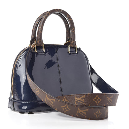 Louis Vuitton Patent Monogram Alma BB Marine 3 of 8