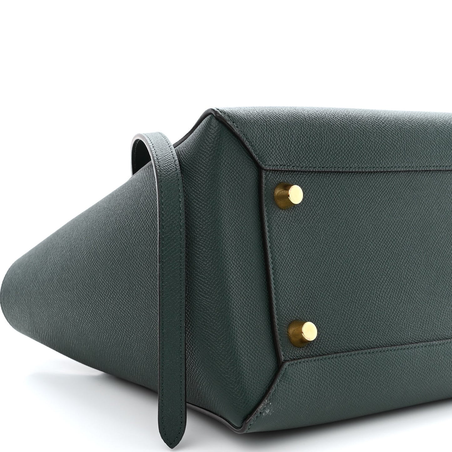 Grained Calfskin Mini Belt Bag Amazone
