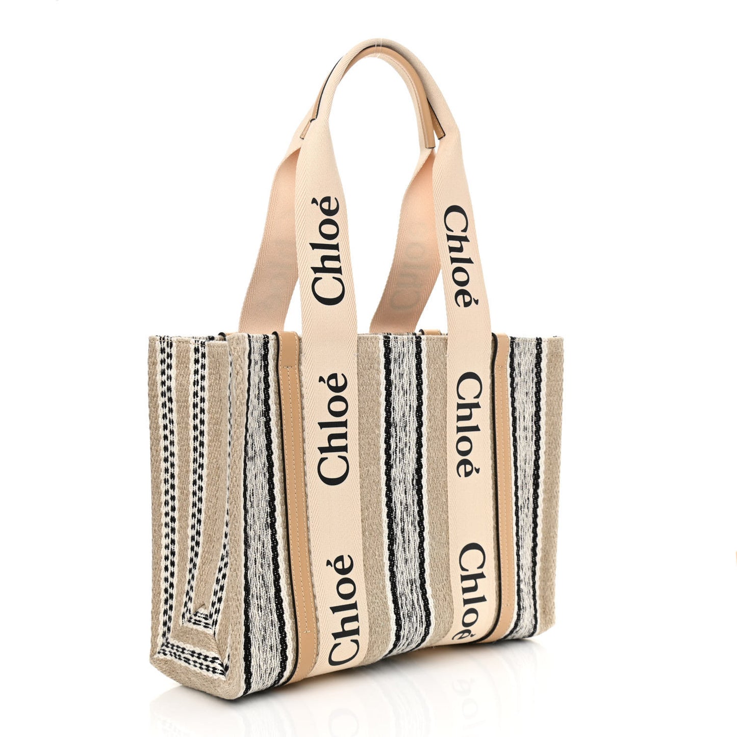 Knit Medium Woody Ribbon Tote Multicolor