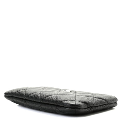 Chanel Caviar Quilted Small Cosmetic Case Black 8 of 9