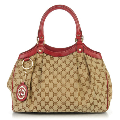Gucci Monogram Medium Sukey Tote Dark Red 1 of 7
