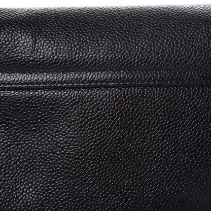 Chanel Caviar Half Moon Wallet On Chain WOC Black 10 of 12