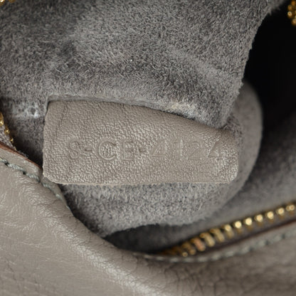 Celine Crisped Calfskin Small Tie Knot Tote Medium Grey 8 of 9
