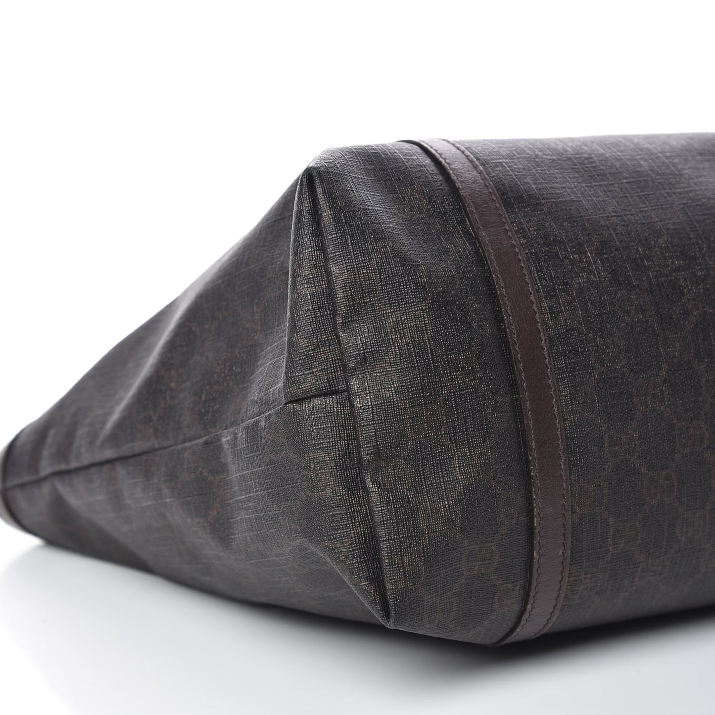 GG Supreme Monogram Medium Nice Tote Dark Brown
