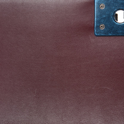 Chanel Calfskin Horizontal Quilted Medium Boy Flap Burgundy 12 of 12