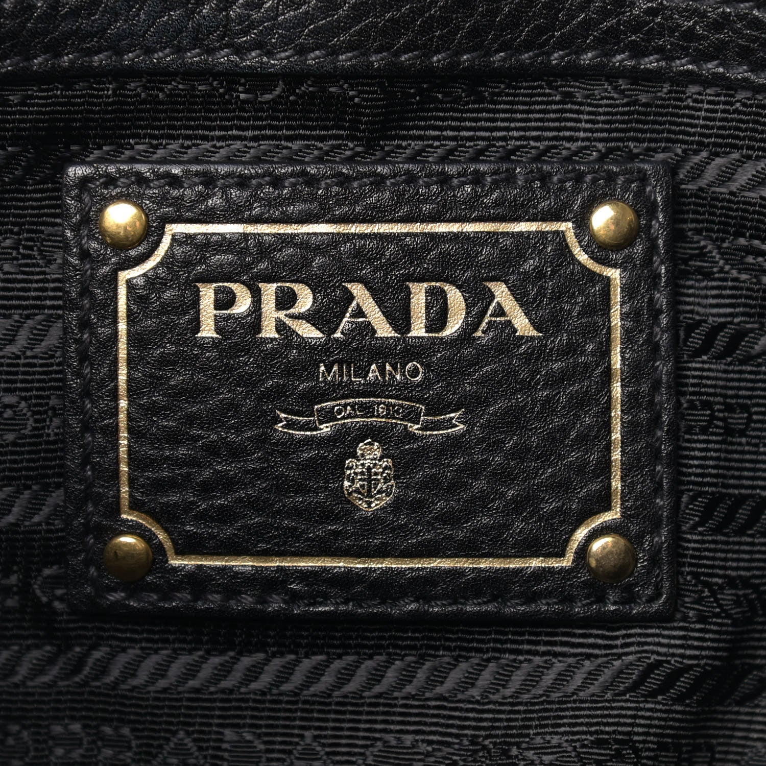 Prada Vitello Daino Tote Black 13 of 13