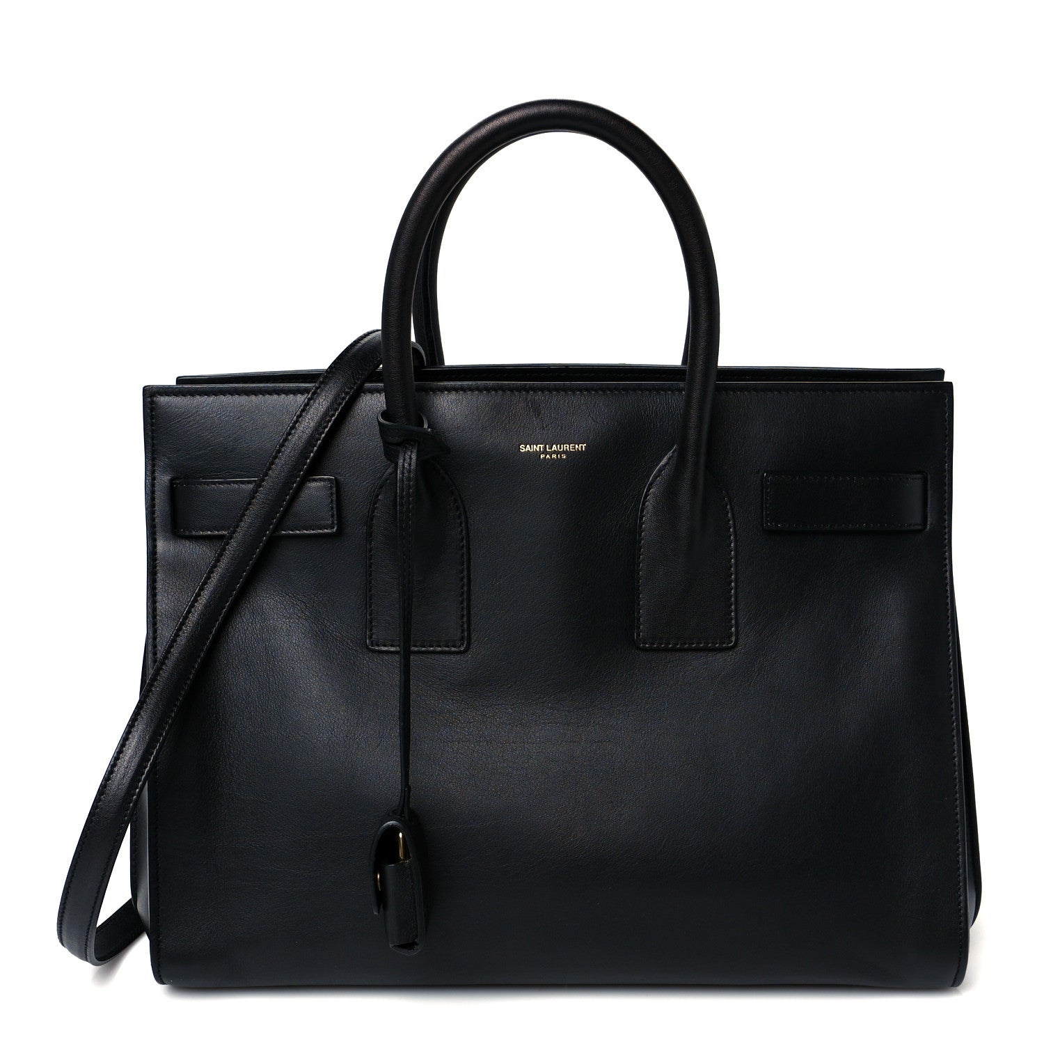 Saint Laurent Calfskin Small Sac De Jour Black 1 of 11
