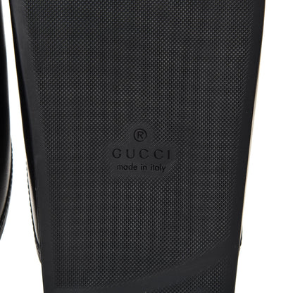 Gucci Calfskin Mens Horsebit River Slippers 11 Black 6 of 10
