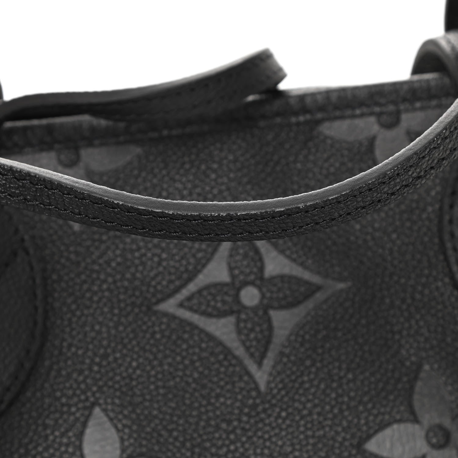 Louis Vuitton Empreinte Monogram Giant Neverfull MM Black 10 of 11