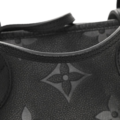 Louis Vuitton Empreinte Monogram Giant Neverfull MM Black 10 of 11