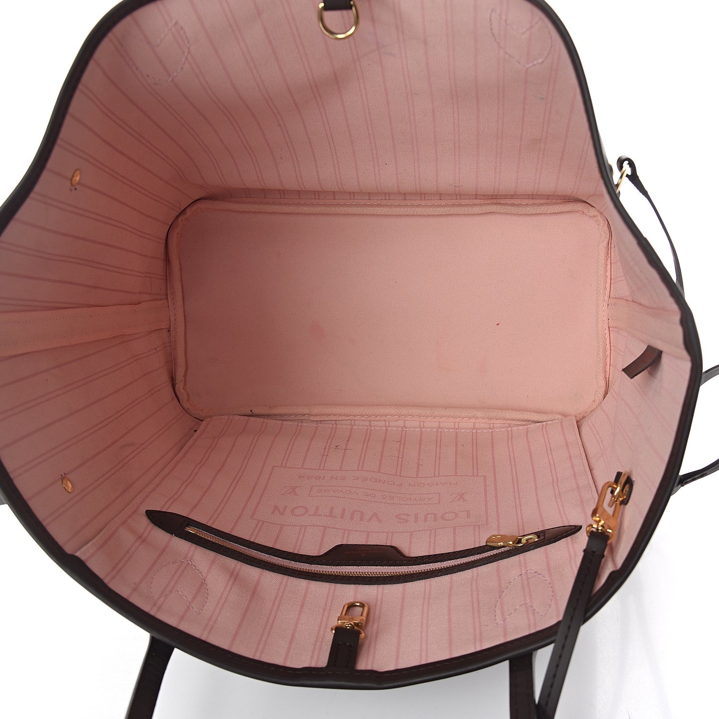Damier Ebene Neo Neverfull MM Rose Ballerine