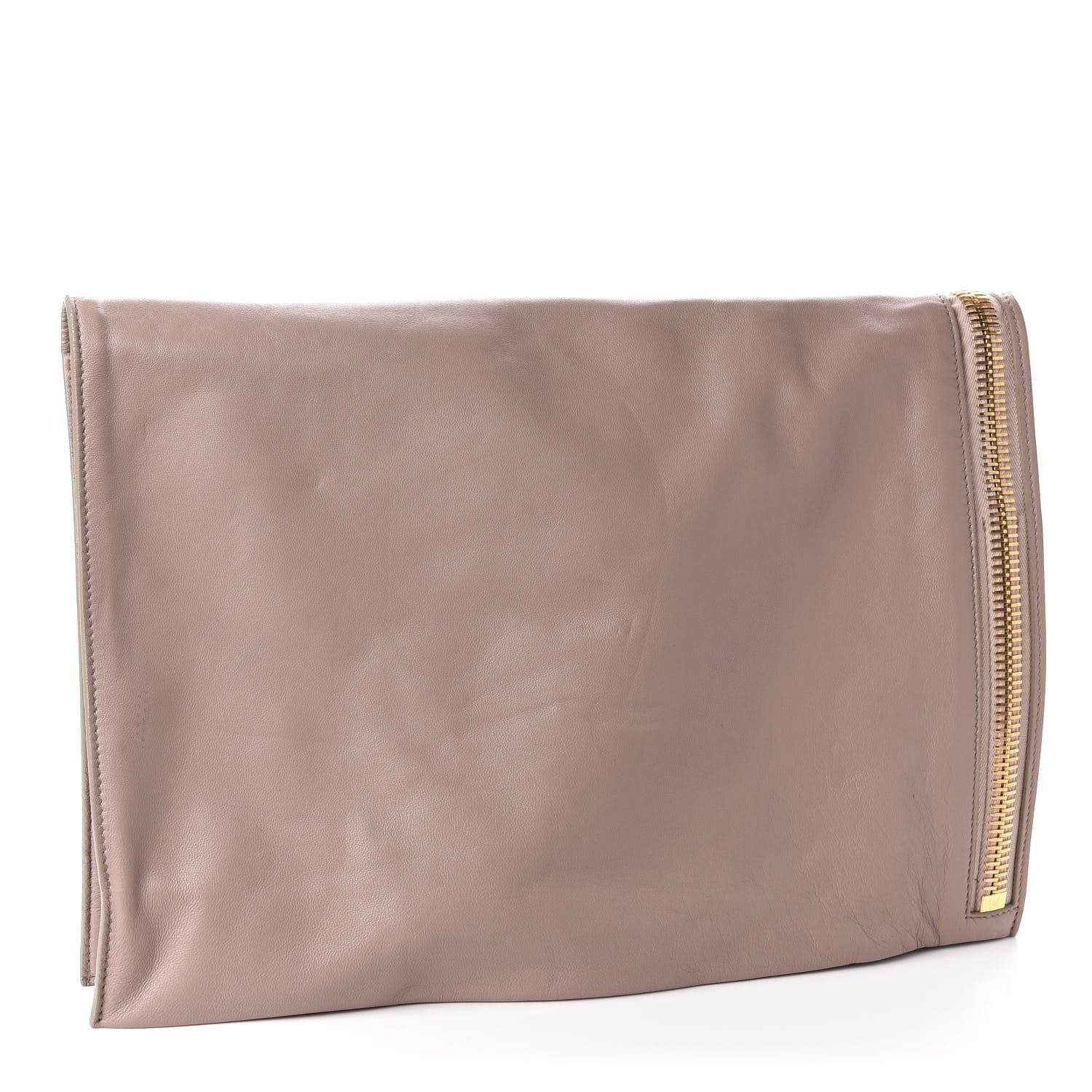 Tom Ford Calfskin Large Alix Padlock Zip Shoulder Bag Blush Nude 4 of 11