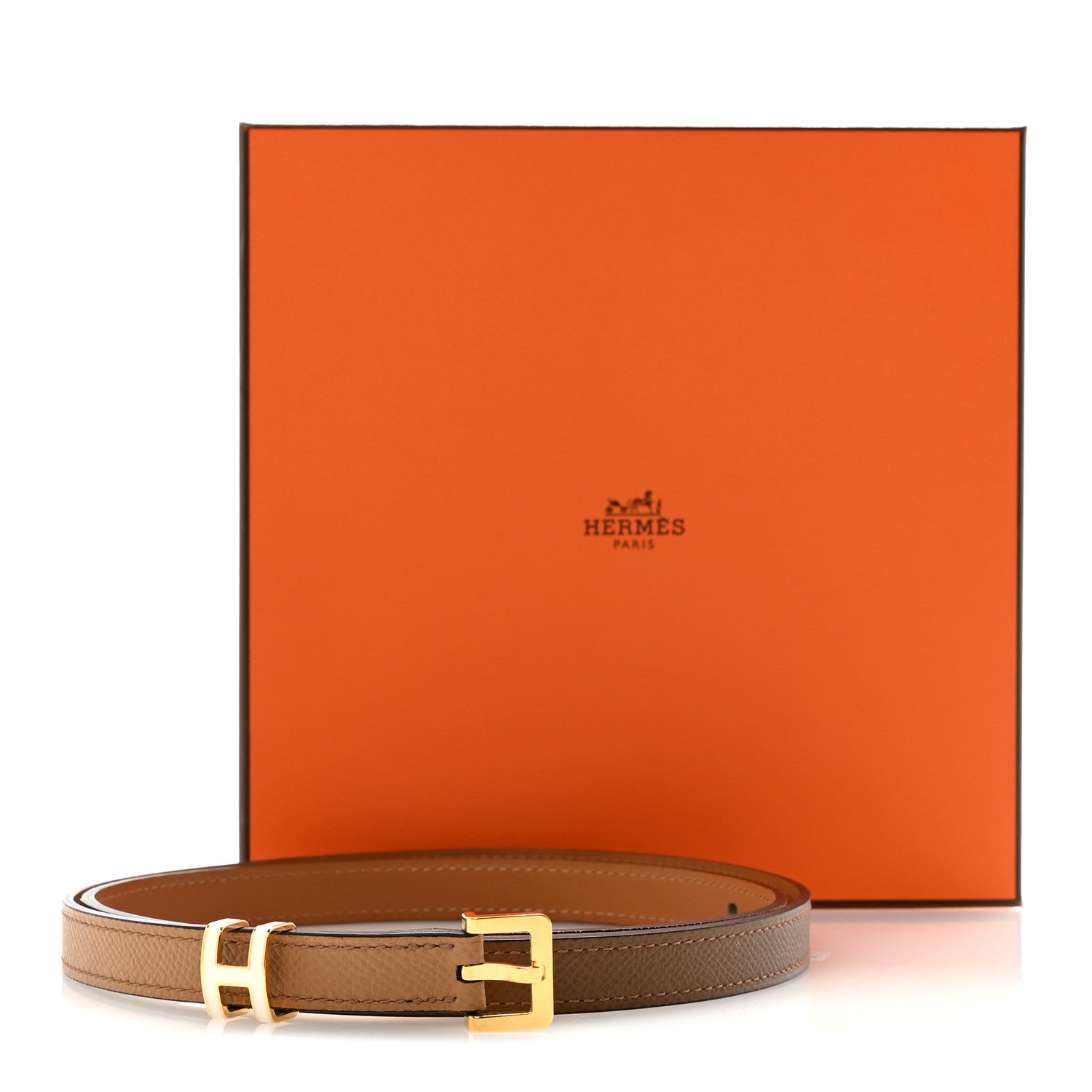 Hermes Epsom 15mm Pop H Belt 85 34 Craie Biscuit Alezan 1826325