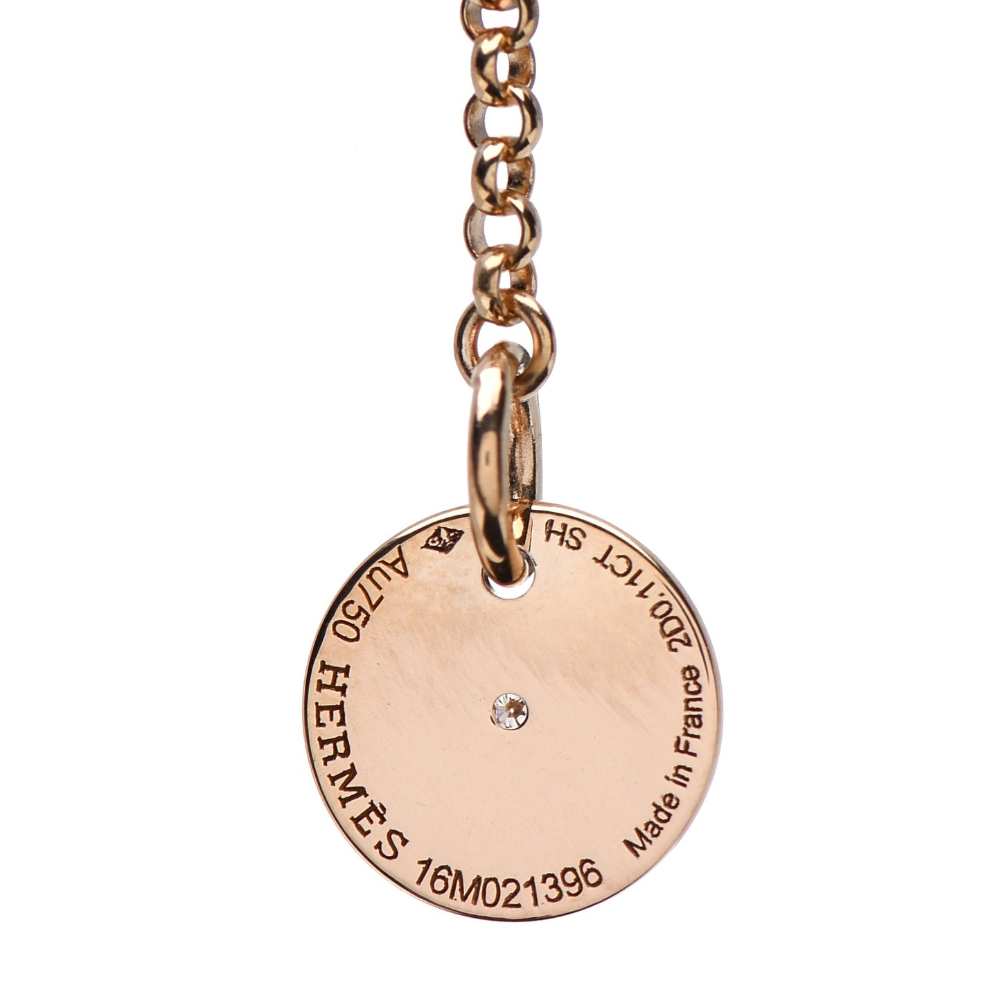 18K Rose Gold Diamond Gambade Bracelet SH