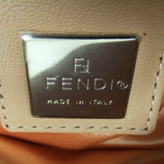 Leather Baguette Peach
