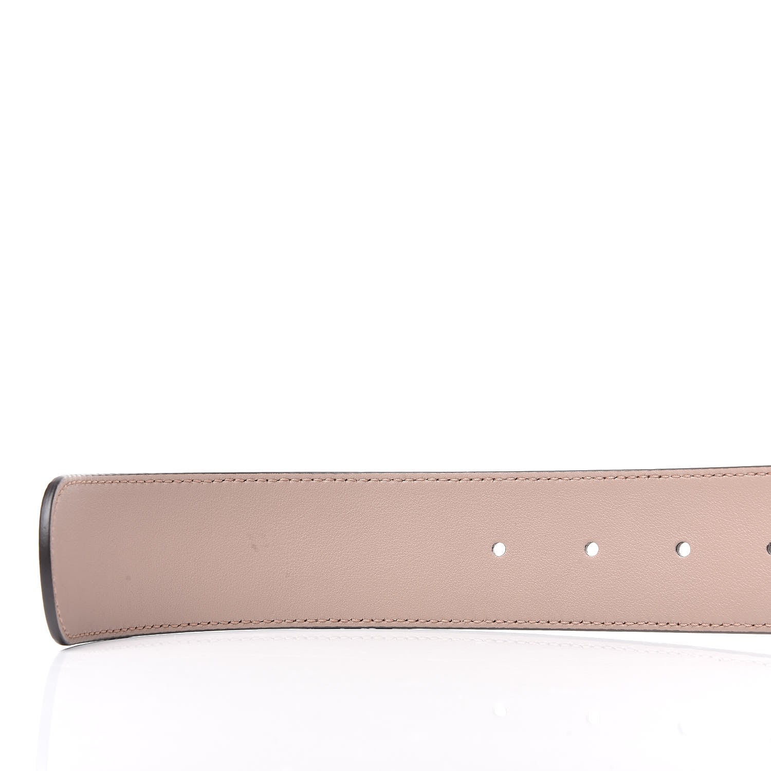 Gucci Calfskin Double G 40mm Belt 85 34 Porcelain Rose 5 of 6