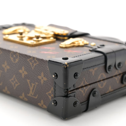 Louis Vuitton Monogram Petite Malle Black 9 of 14
