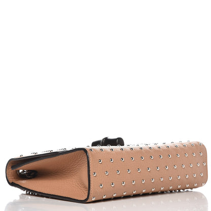 Gucci Calfskin Studded Medium Miss Bamboo Shoulder Bag Camelia 4 of 7