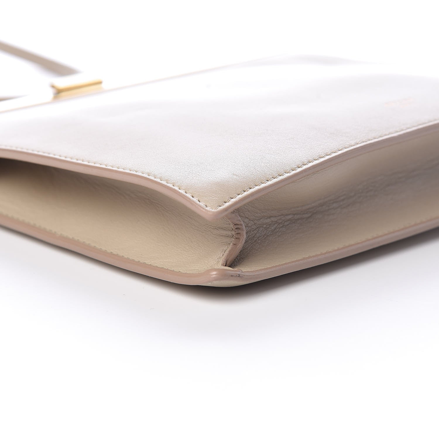 Celine Smooth Calfskin Mini Clasp Bag Beige 5 of 8