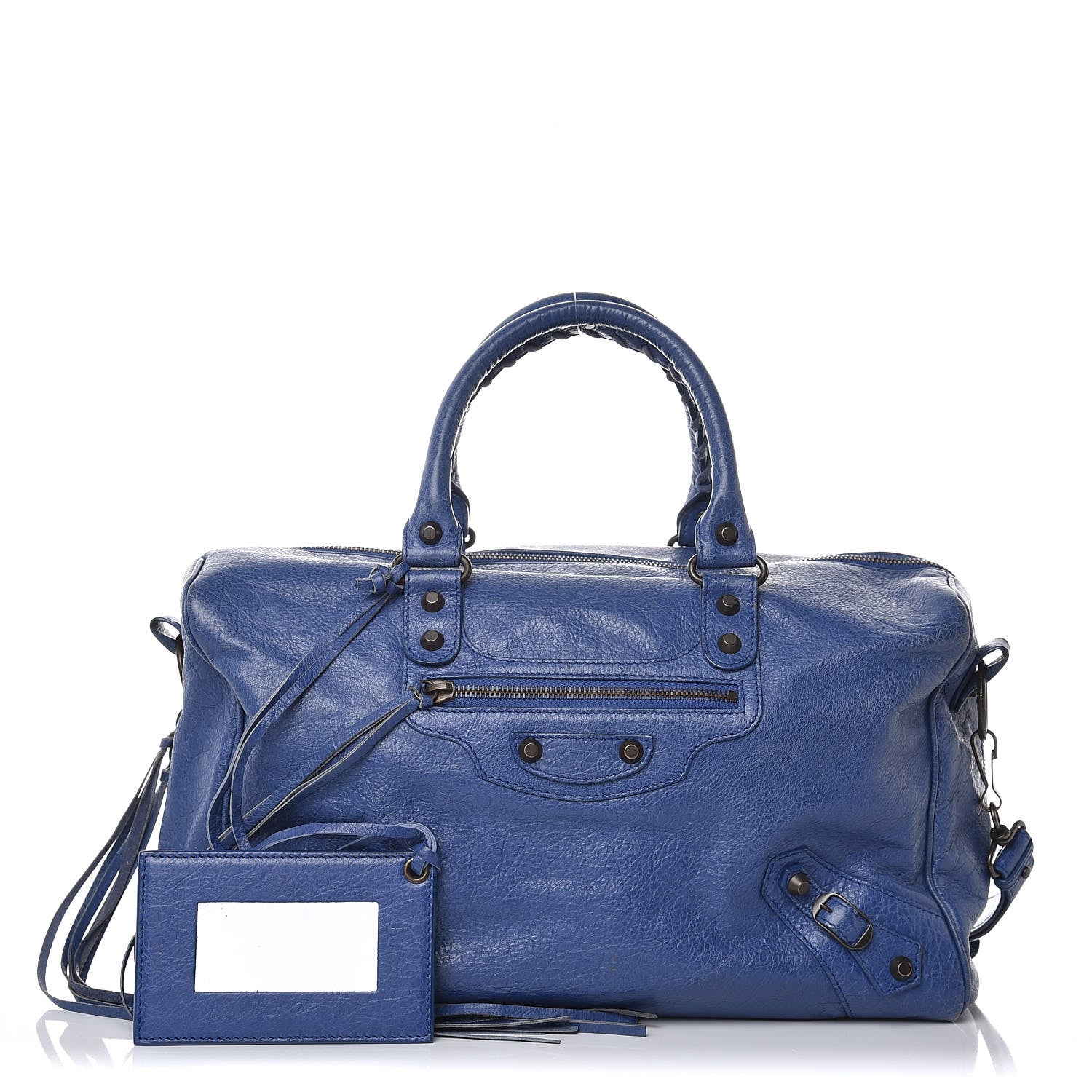 Balenciaga Agneau Classic Hardware Polly Bleut Bleu Glacier 1 of 14
