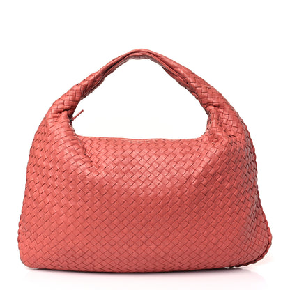 Bottega Veneta Nappa Intrecciato Large Veneta Hobo Peach 1 of 10