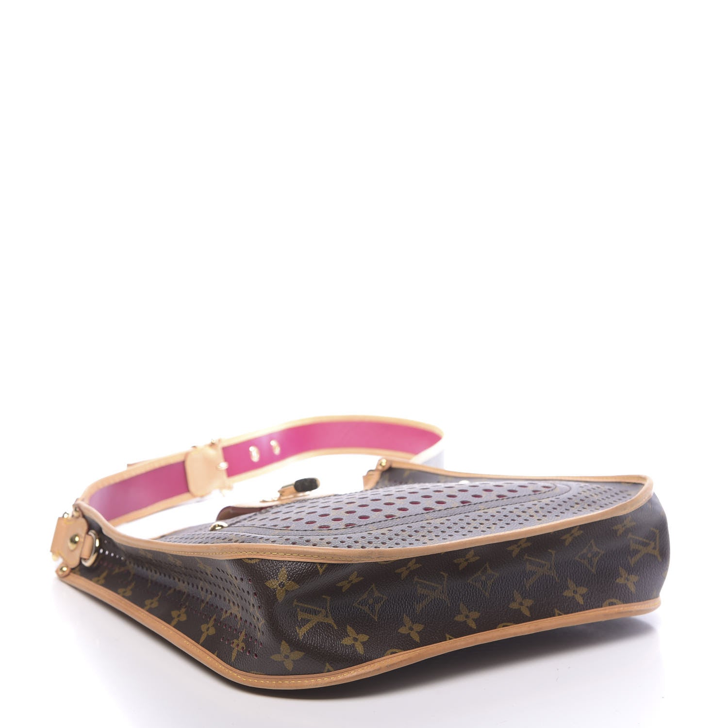 Louis Vuitton Monogram Perforated Musette Fuchsia 4 of 9