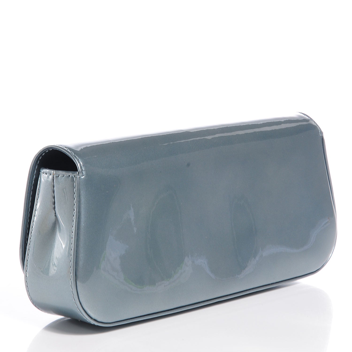 Louis Vuitton Patent Sobe Clutch Givre 3 of 7