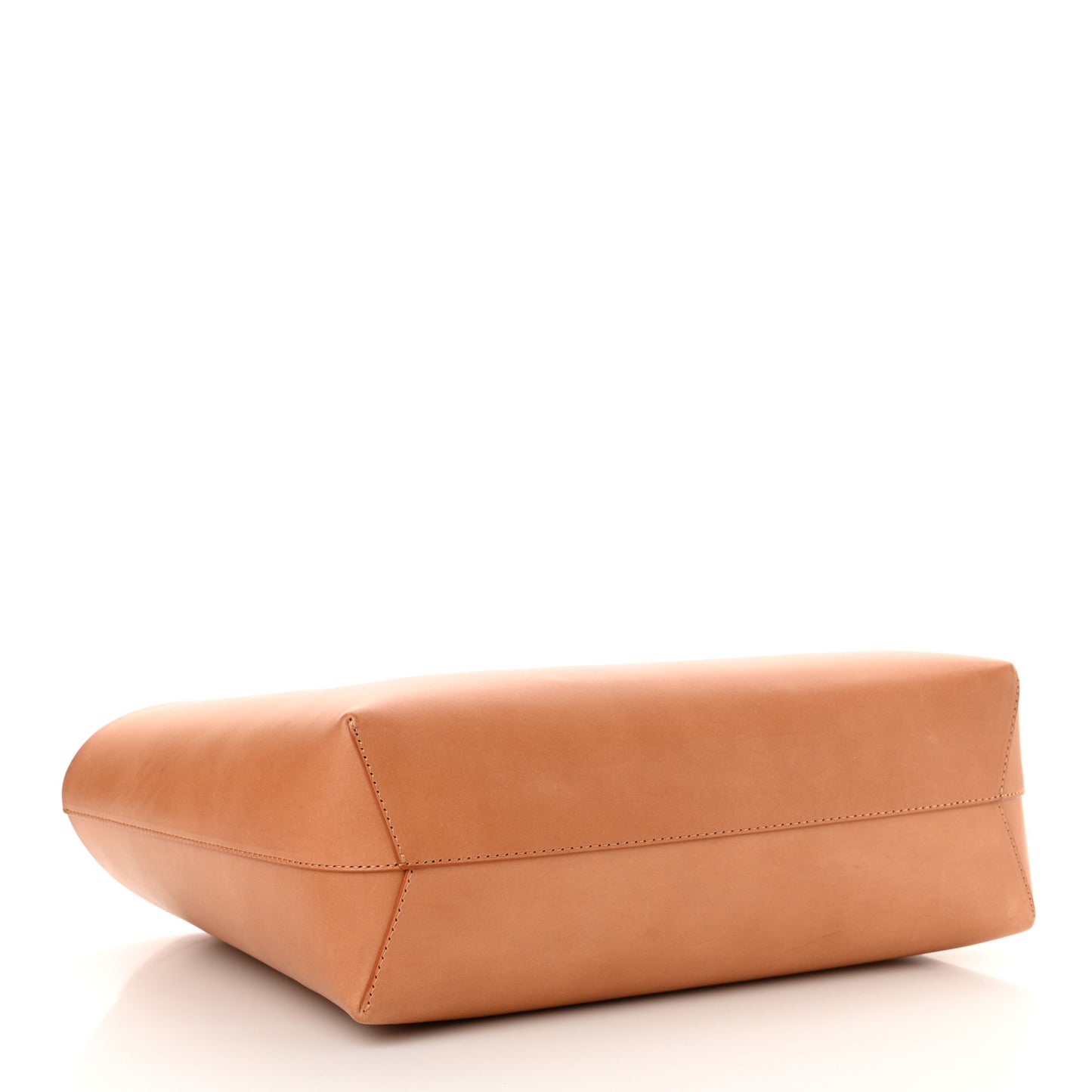 Calfskin Small Shopping Tote Cammello Dolly