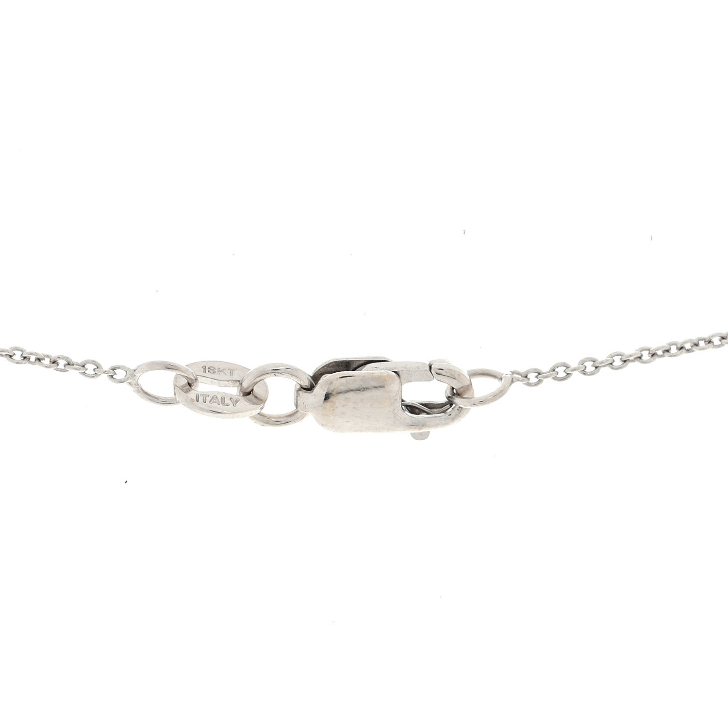 Roberto Coin 18K White Gold Diamond Tiny Treasures Heart Pendant Necklace 4 of 4
