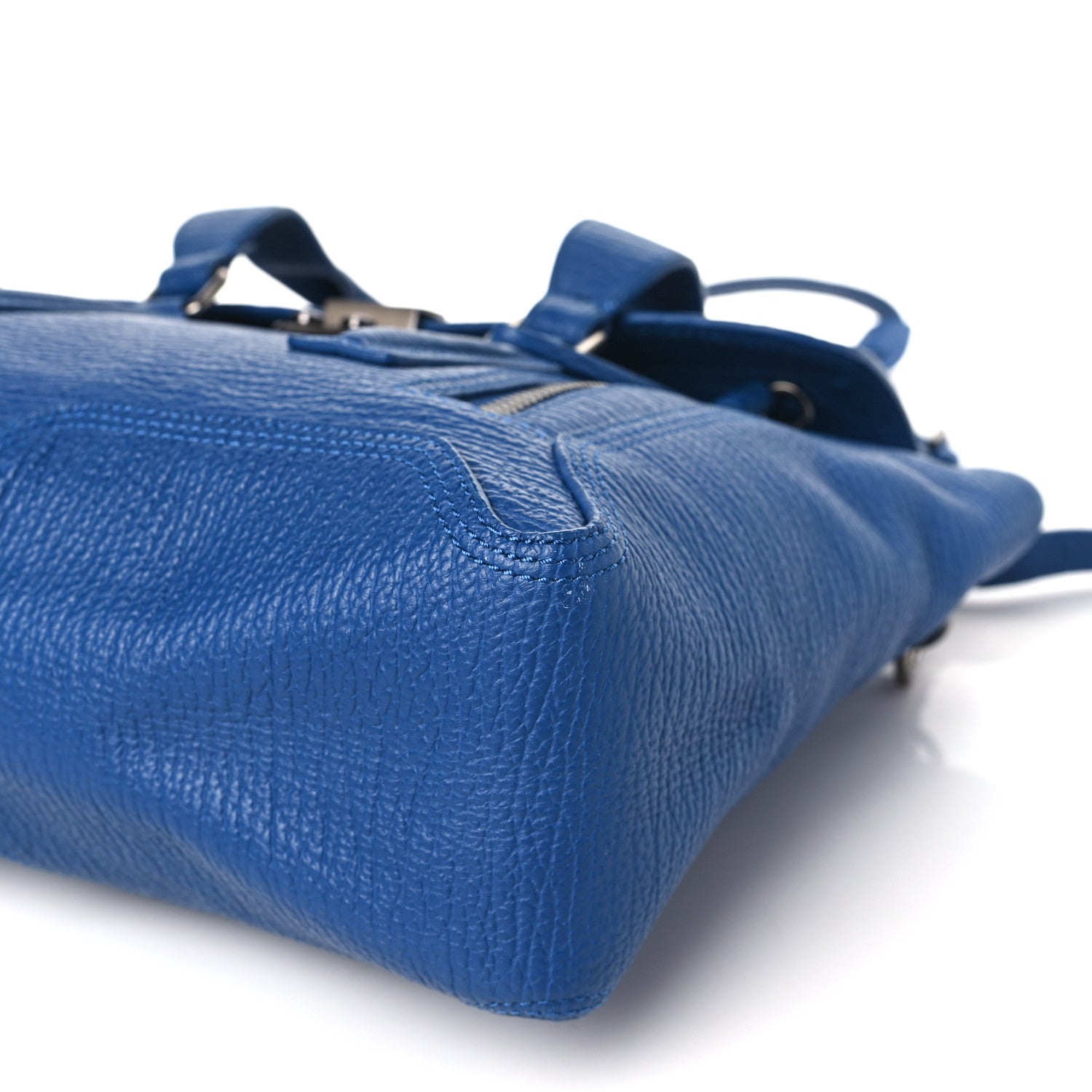 3.1 Phillip Lim Textured Calfskin Medium Pashli Satchel Cobalt 8 of 8