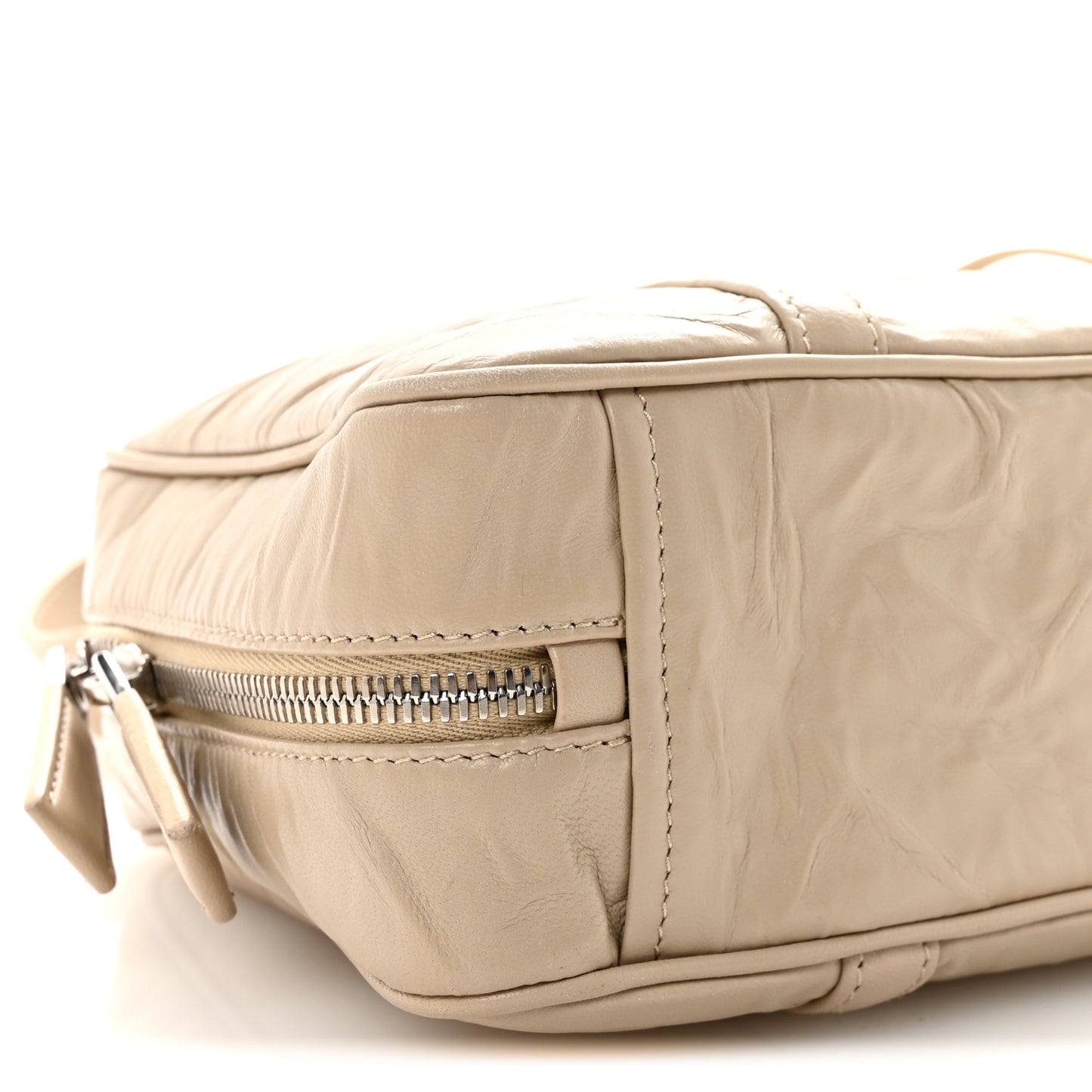 Nappa Antique Medium Re-Edition 2001 Two Handle Bag Deserto