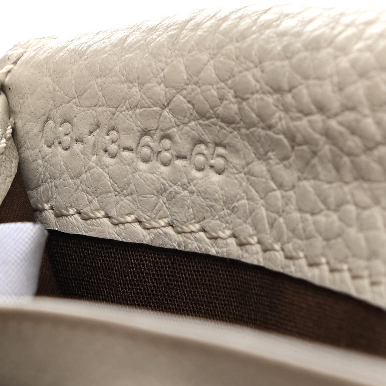 Chloe Calfskin Marcie Continental Flap Wallet Dove 7 of 9