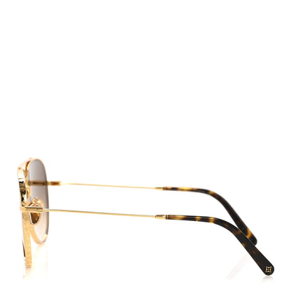Louis Vuitton Metal The LV Pilot Sunglasses Z1620U Gradient Brown Monogram 3 of 7