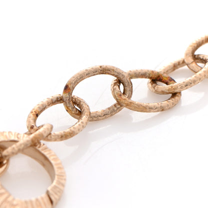 Chanel Pearl Crystal CC Flower Bracelet Gold 7 of 8