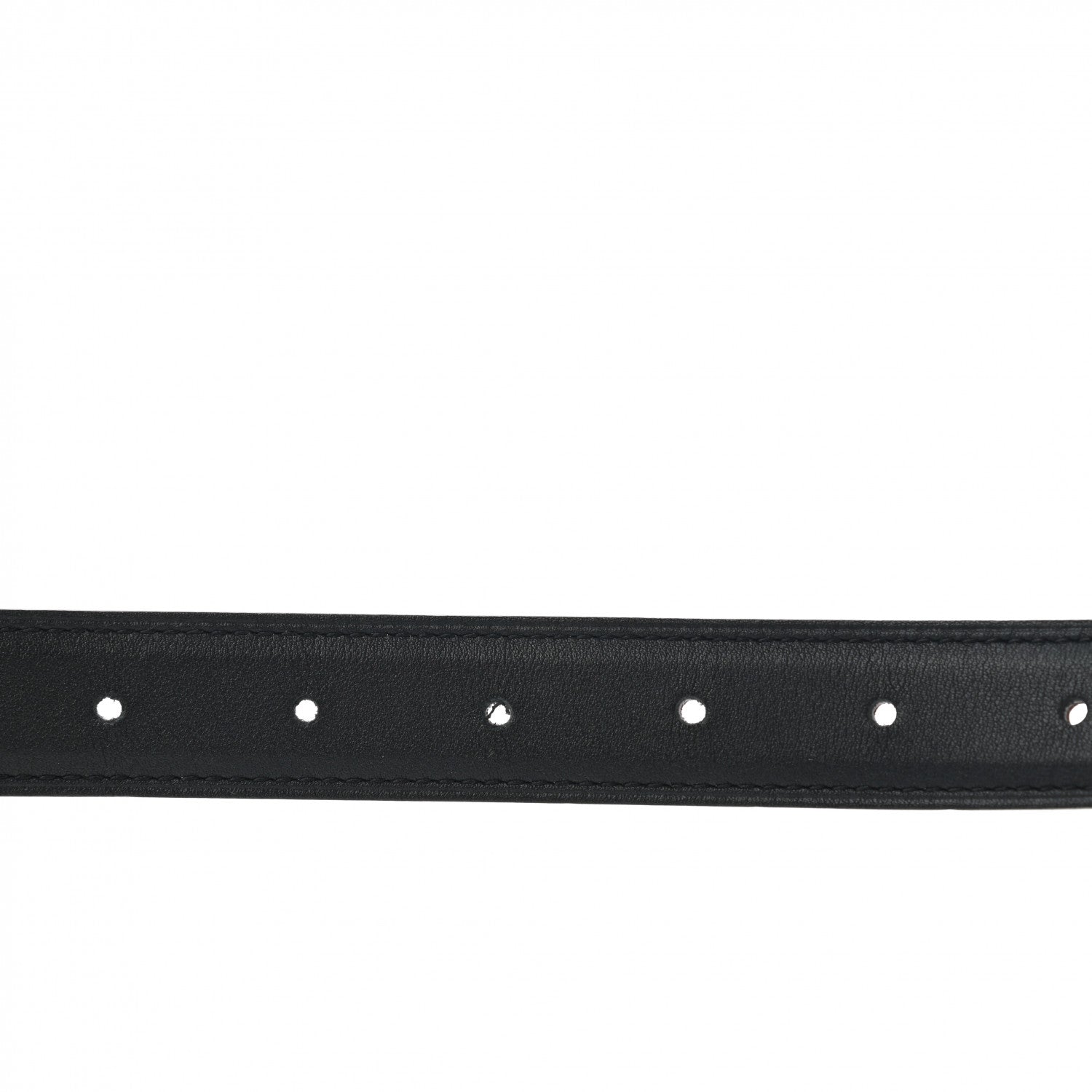 Hermes Swift Epsom 24mm Mini Constance H Belt 85 Black Grenat 5 of 5