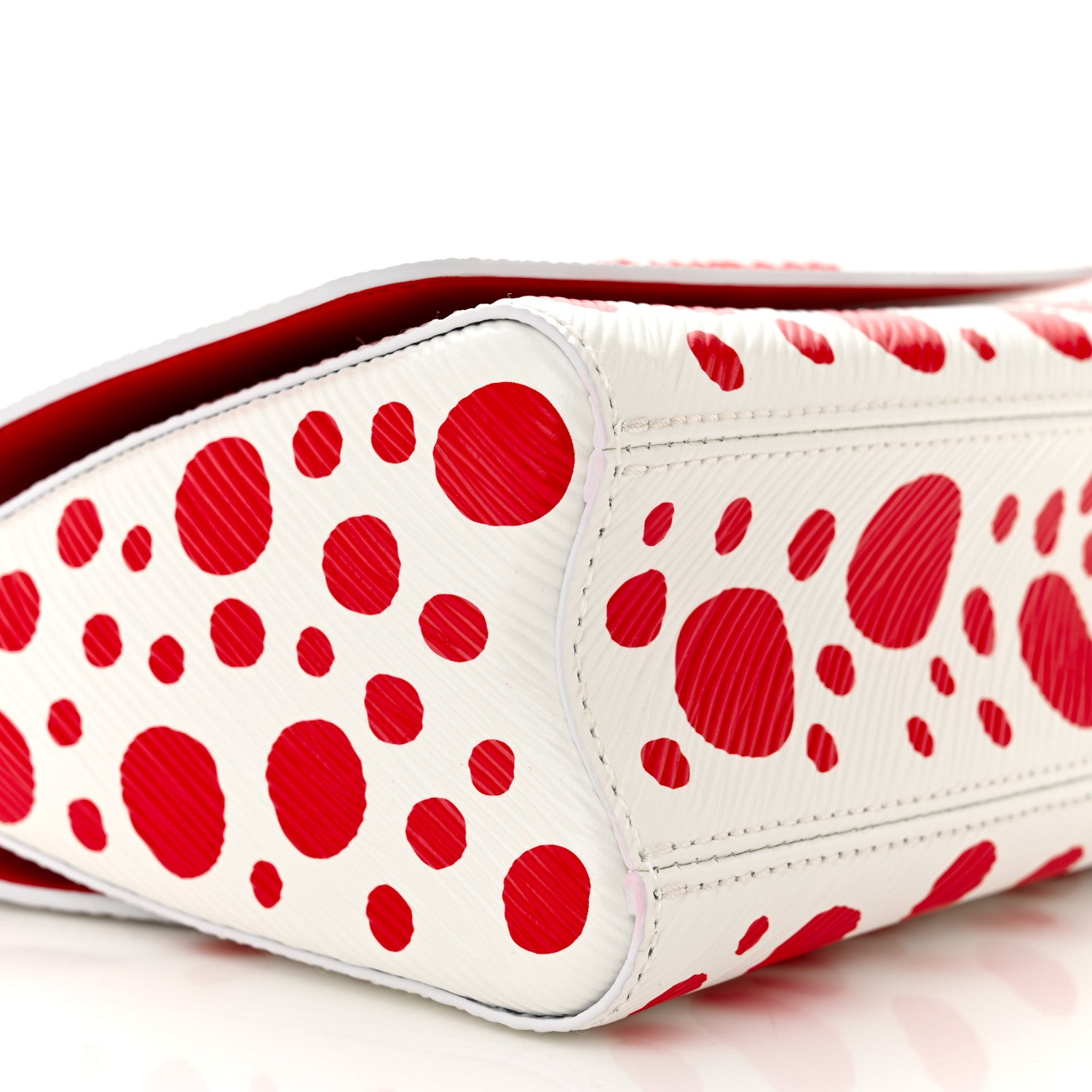 Louis Vuitton LV X YK Epi Infinity Dots Twist Shoulder Bag PM White Red 10 of 12