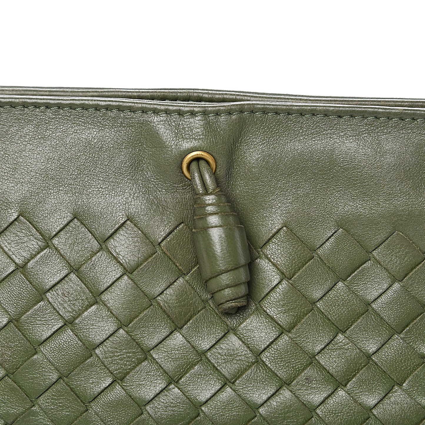 Nappa Intrecciato Mini Shoulder Bag Foglia