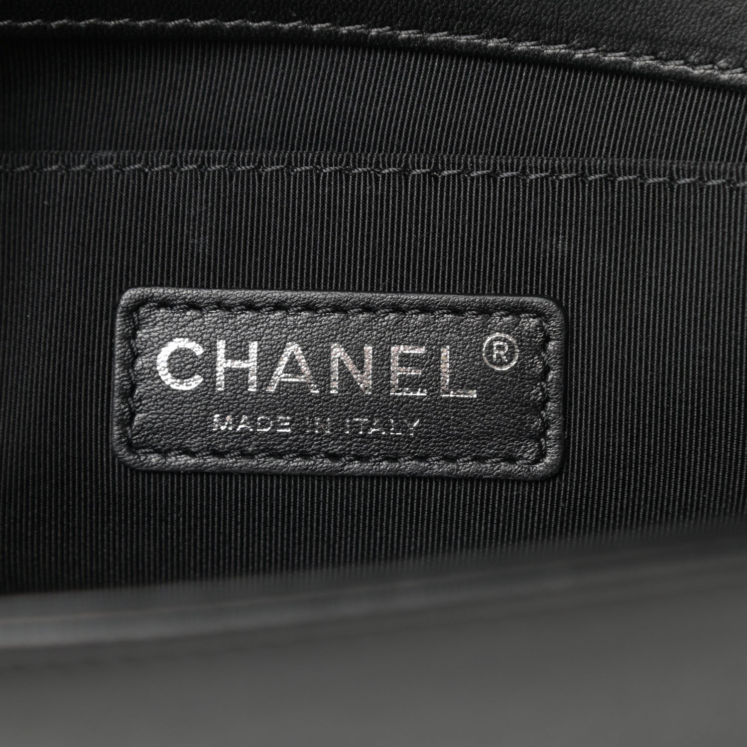 Chanel Lambskin Quilted Medium Boy Flap Black 6 of 13